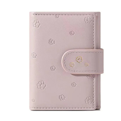 Small Paw Print Wallets Purple