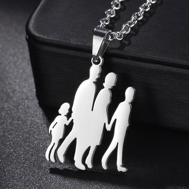 Family Silver Necklaces - Eloy Royal