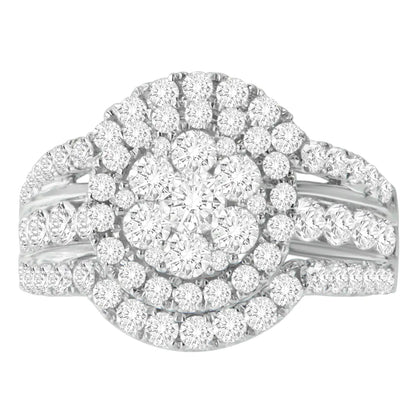 14k White Gold 2ct TDW Diamond Engagement Ring (H-I,SI2-I1)