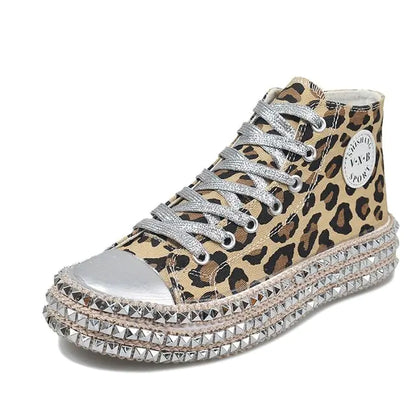 Women Leopard Canvas Shoes - Eloy Royal