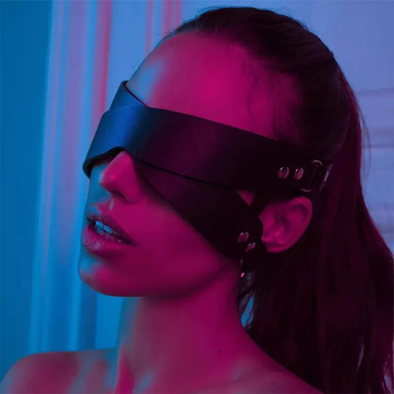 Leather Eye Mask - Eloy Royal