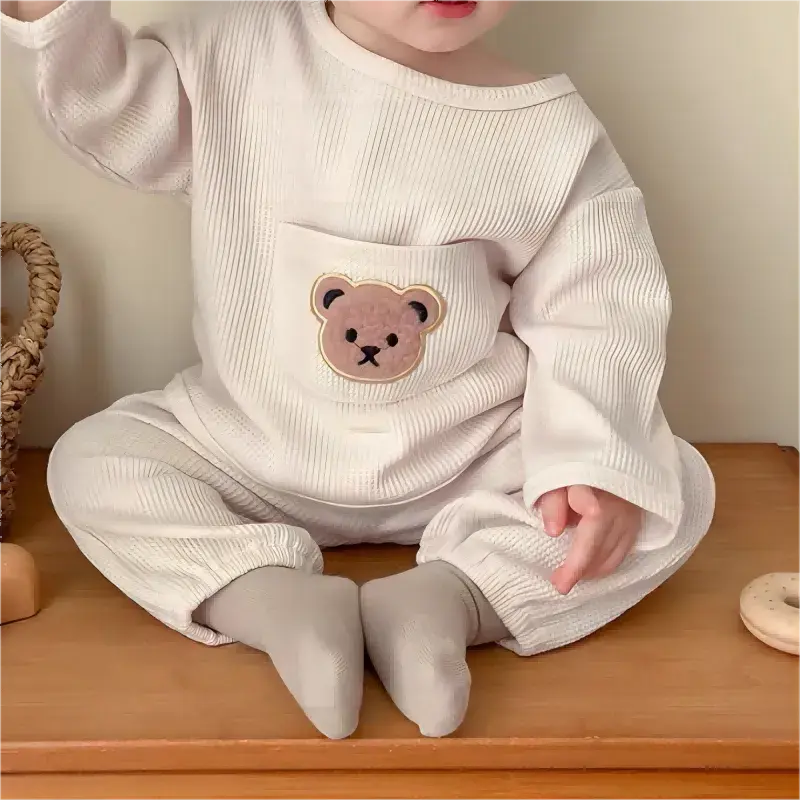 Bear Waffle Toddler Set - Eloy Royal