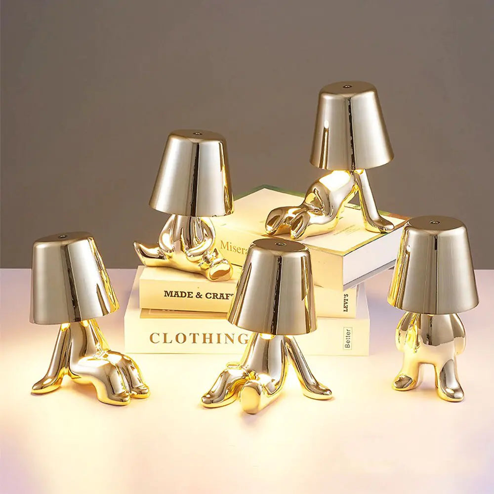 Golden Man LED Touch Lamp - Eloy Royal