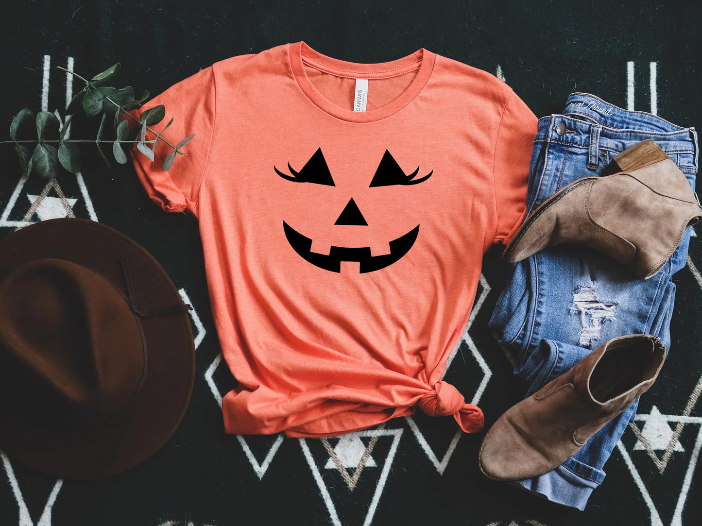 Halloween Pumpkin Face Shirt, Pumpkin Face Shirt, Halloween Outfit - Eloy Royal