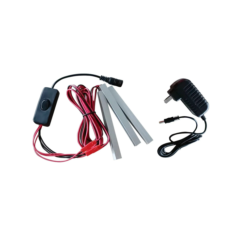 Side cabinet with aluminum strip lamp, - Eloy Royal