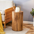 The cylindrical table with its patterned design can be easily integrated into a variety of interior styles, from coffee tables to small dining tables, workbenches or makeshift writing desks. - Eloy Royal