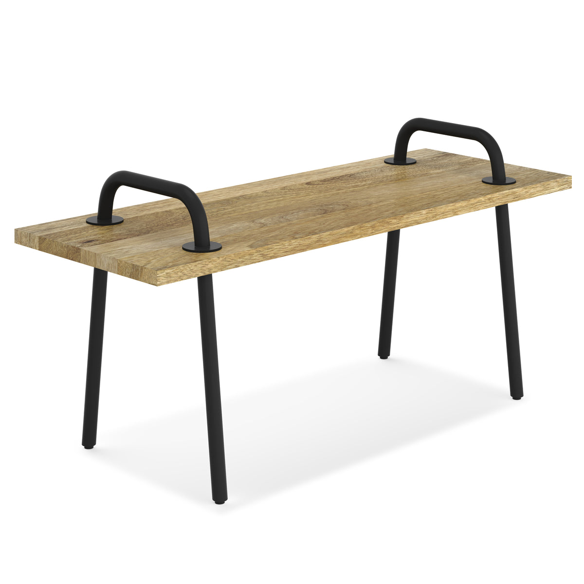 Liberty SOLID MANGO WOOD Small Entryway Bench in Natural