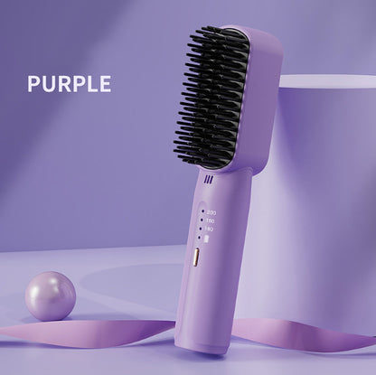 Mini Charging Straight Comb Portable Fashion