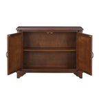 40' Console Table with Storage Shelf, Retro Entryway Table with Adjustable Storage Shelf, Sofa Couch Table for Hallway, Entry Way, Living Room, Foyer, Light Espresso - Eloy Royal