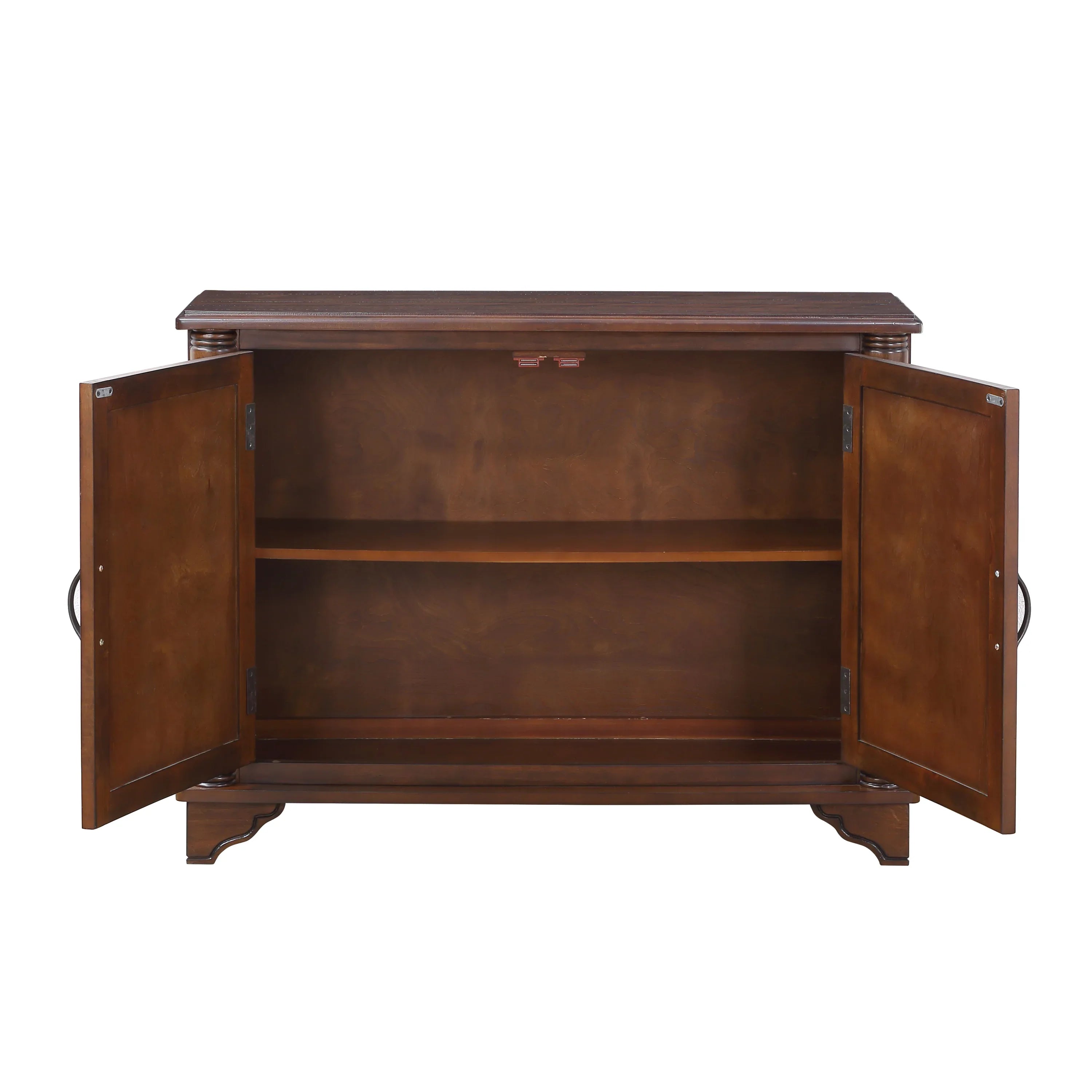 40' Console Table with Storage Shelf, Retro Entryway Table with Adjustable Storage Shelf, Sofa Couch Table for Hallway, Entry Way, Living Room, Foyer, Light Espresso - Eloy Royal