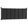 Retractable Baby Gate, 34 inch Tall, Extends up to 71 inch Wide, Retractable Gate for Kids or Pets, Mesh Material, Easy to Install for Indoor Stairs, Doorways, Hallways, Playrooms, Black