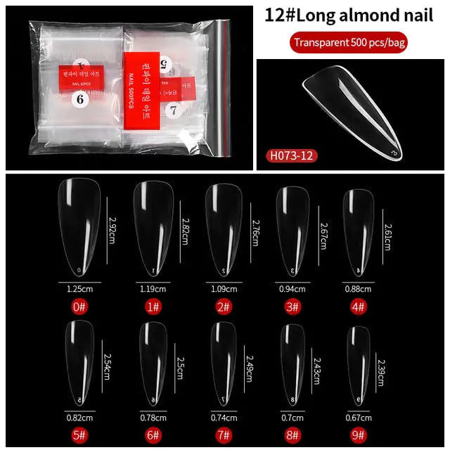 French Fake Nails Extension - Eloy Royal