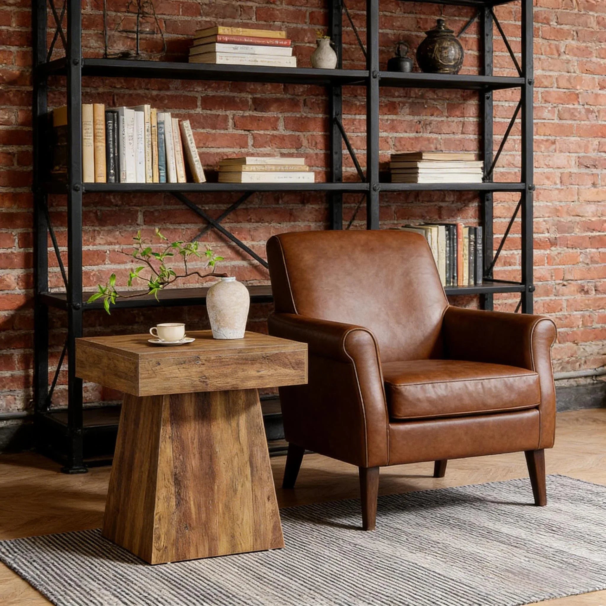 Narrow Nightstand,Sofe Table,Square Coffee Table - Eloy Royal