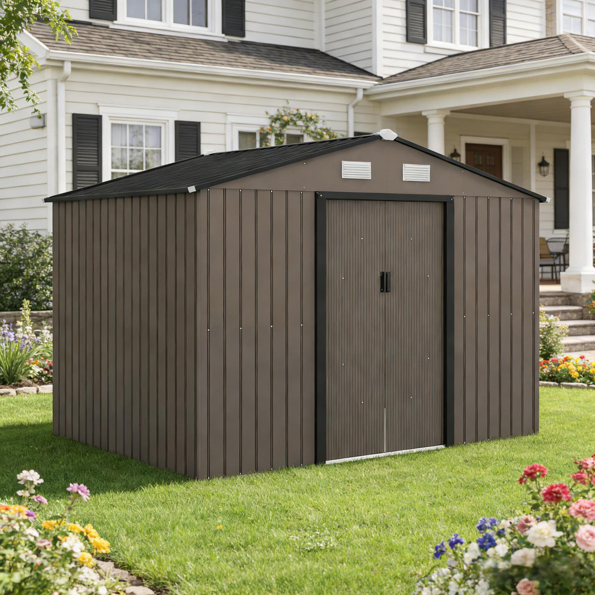Tool Storage Building Shed,Outdoor Shed Garden Storage Shed