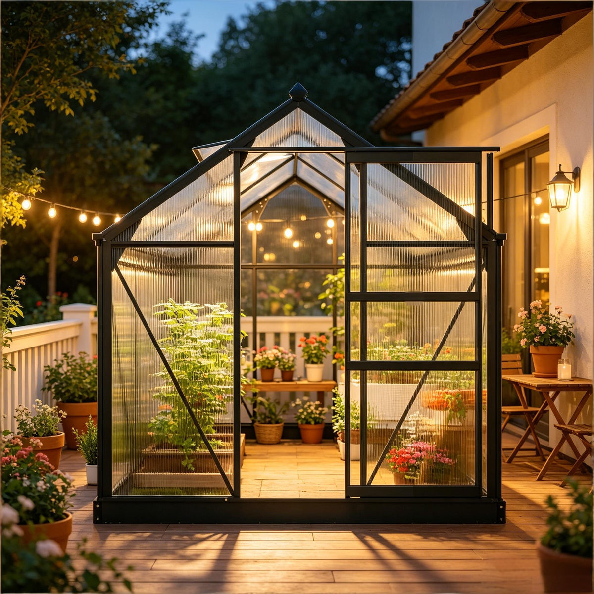 Walk-in Green House,Greenhouse,Backyard Greenhouse
