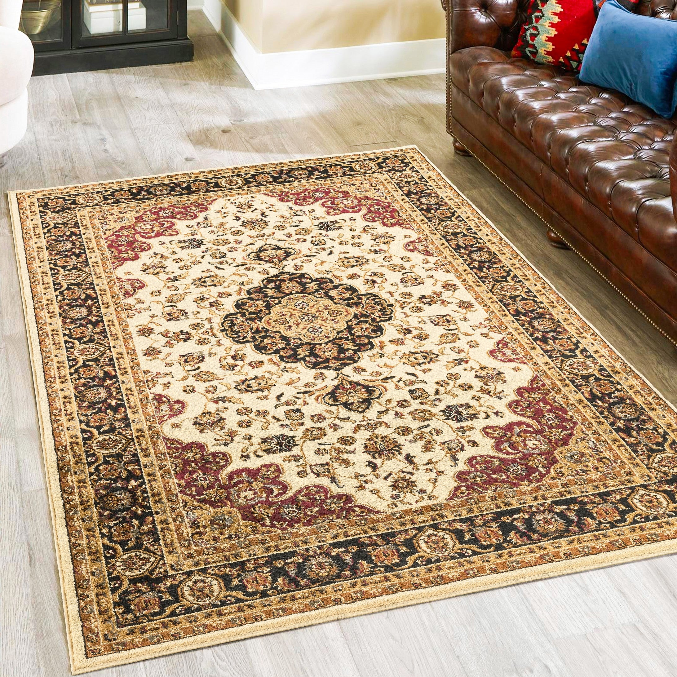 Classic GC_VIN5001 Cream 10 ft. 6 in. x 14 ft. 6 in. Area Rug
