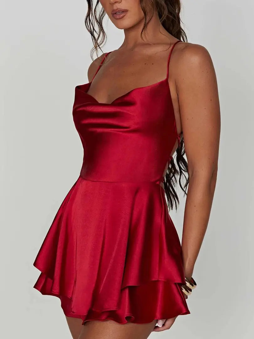 Satin Cami Dress - Eloy Royal