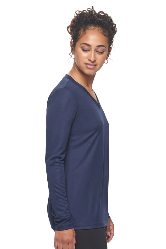 Women's DriMax™ V-Neck Long Sleeve Tech Tee