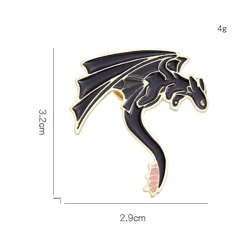 Monster Dragon Enamel Pins - Eloy Royal