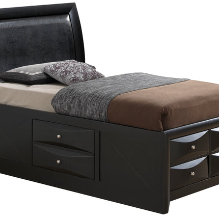 Sleek Twin Storage Bed With Modern Charm