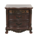 Nightstands Bedroom Engineered Wood Traditional Cherry Set of 2
