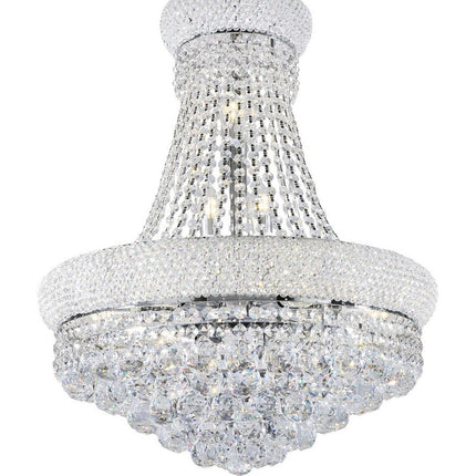 26 in Tall Ceiling LED Lamp in Adagio Empire in with Crystal