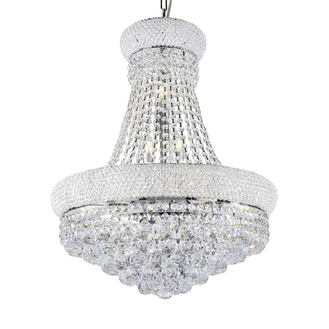 26 in Tall Ceiling LED Lamp in Adagio Empire in with Crystal