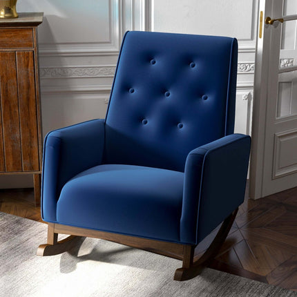 Demetrius Solid Wood Rocking Chair