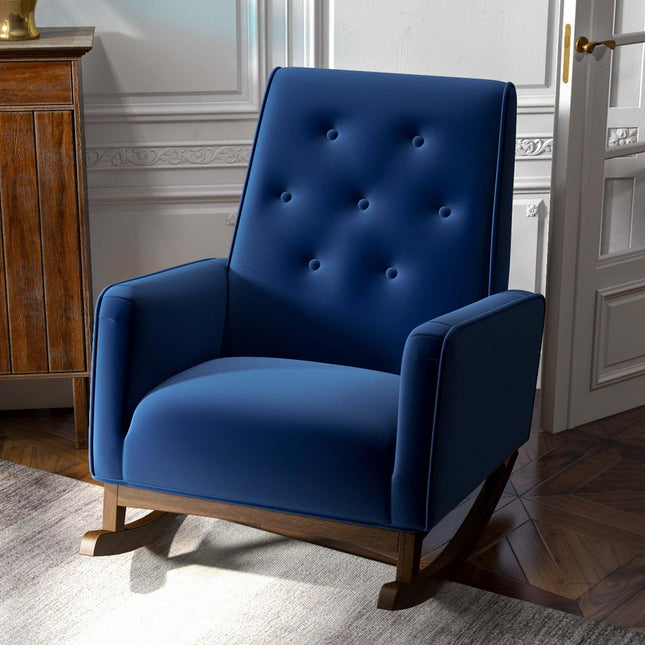 Demetrius Solid Wood Rocking Chair