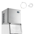 Commercial Ice Maker Machine - Head, 450 Lbs/Day Stainless Steel Ice Machine with Scheduled Ice-Making, Self-Cleaning, Adjustable Thickness, Ideal for Restaurant Bar Cafe Hotel - Head Only