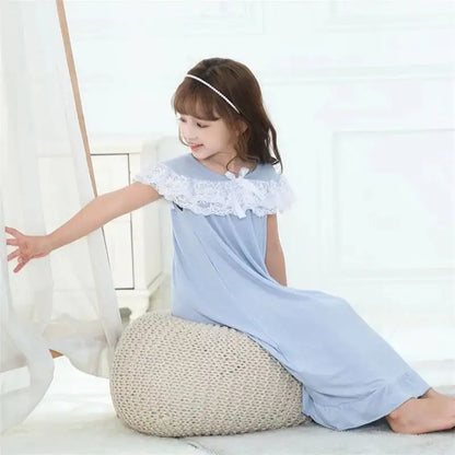 Girls Short Sleeve Pajama Dress - Eloy Royal