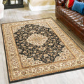 Classic GC_VIN5003 Black 5 ft. 3 in. x 7 ft. 3 in. Area Rug