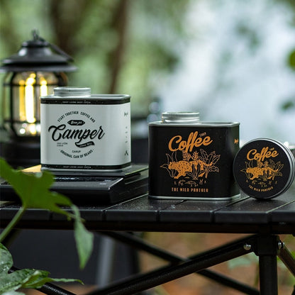 Coffee Bean Sealed Cans Outdoor Camping Tinplate Box Food Grade Packaging Storage Fresh-keeping Breathing Iron Cans - Eloy Royal