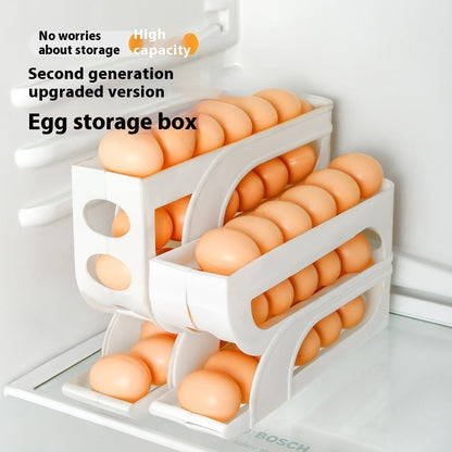 Refrigerator Door Four-layer Slide Egg Storage Box - Eloy Royal