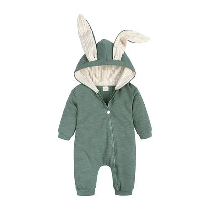 Rabbit Ear Hooded Baby Rompers - Eloy Royal