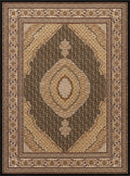Manchester GC_HER5003 Black 7 ft. 10 in. x 10 ft. 6 in. Area Rug