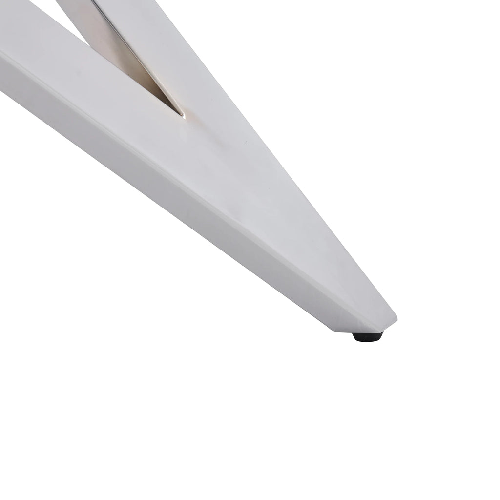 37Inch Round Dining Table, Small Round Kitchen Table With Silver Metal Legs, Suitable For 2 To 4 People, Modern Dining Room Table, Burlywood. - Eloy Royal