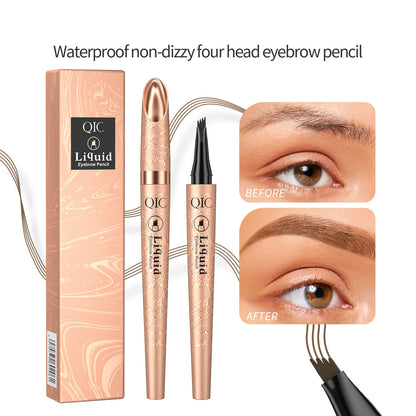 Liquid Eyebrow Pencil Ultra-fine Waterproof Sweat-proof Not Smudge