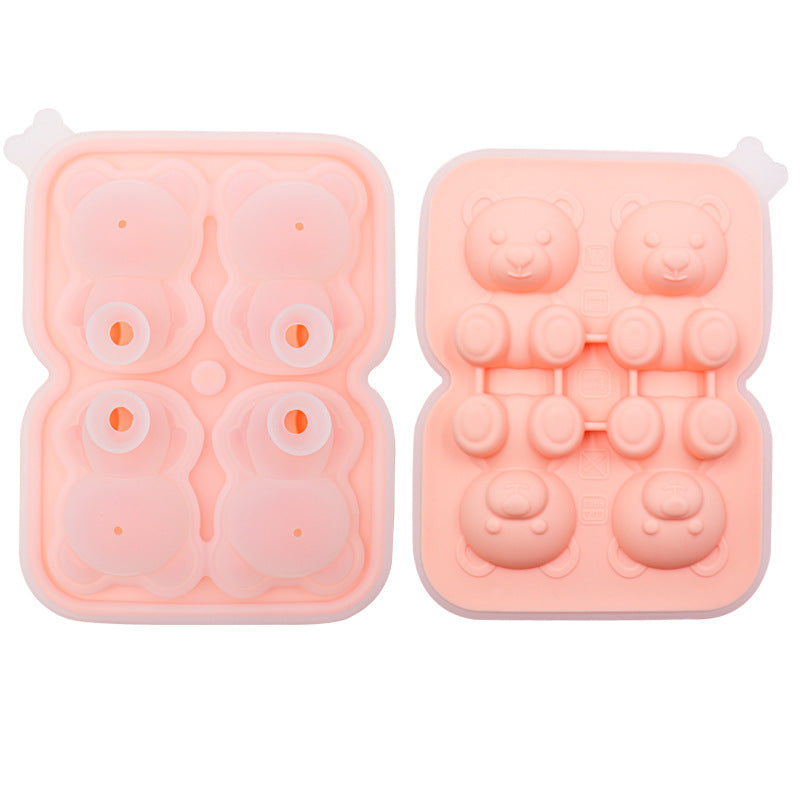 Bear Ice Cube Molded Silicone Ice Tray - Eloy Royal