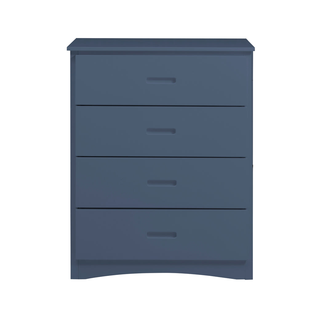 Chest Youth Engineered Wood Contemporary Blue