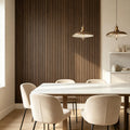 Wood Panels for Wall,4 Pack Acoustic Panels,Sound Absorbing Slat Wall(Only 4 Pack Acoustic Panels)