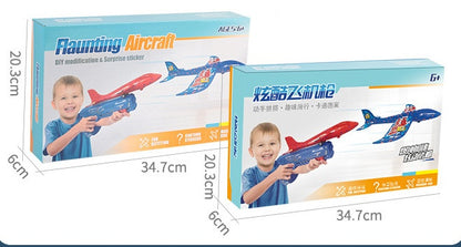 Ejection Foam Airplane Children's Toy Foam Gun