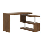 Modern 47'L Swivel Top Desk-Walnut - Eloy Royal