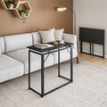 31.5' Folding Desk for Small Spaces, No Assembly Required, Black
