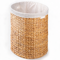 Judas Water Hyacinth Woven Full Oval Brown Laundry Hamper