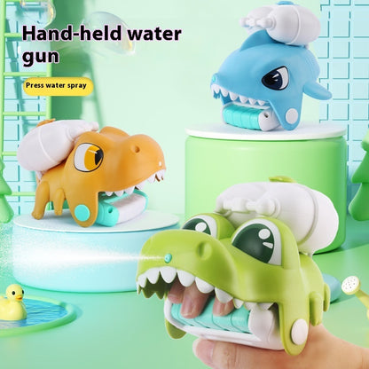 Soft Rubber Hand-held Water Gun Children Bath Beach Water Playing Toy