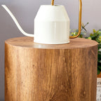 The cylindrical table with its patterned design can be easily integrated into a variety of interior styles, from coffee tables to small dining tables, workbenches or makeshift writing desks. - Eloy Royal