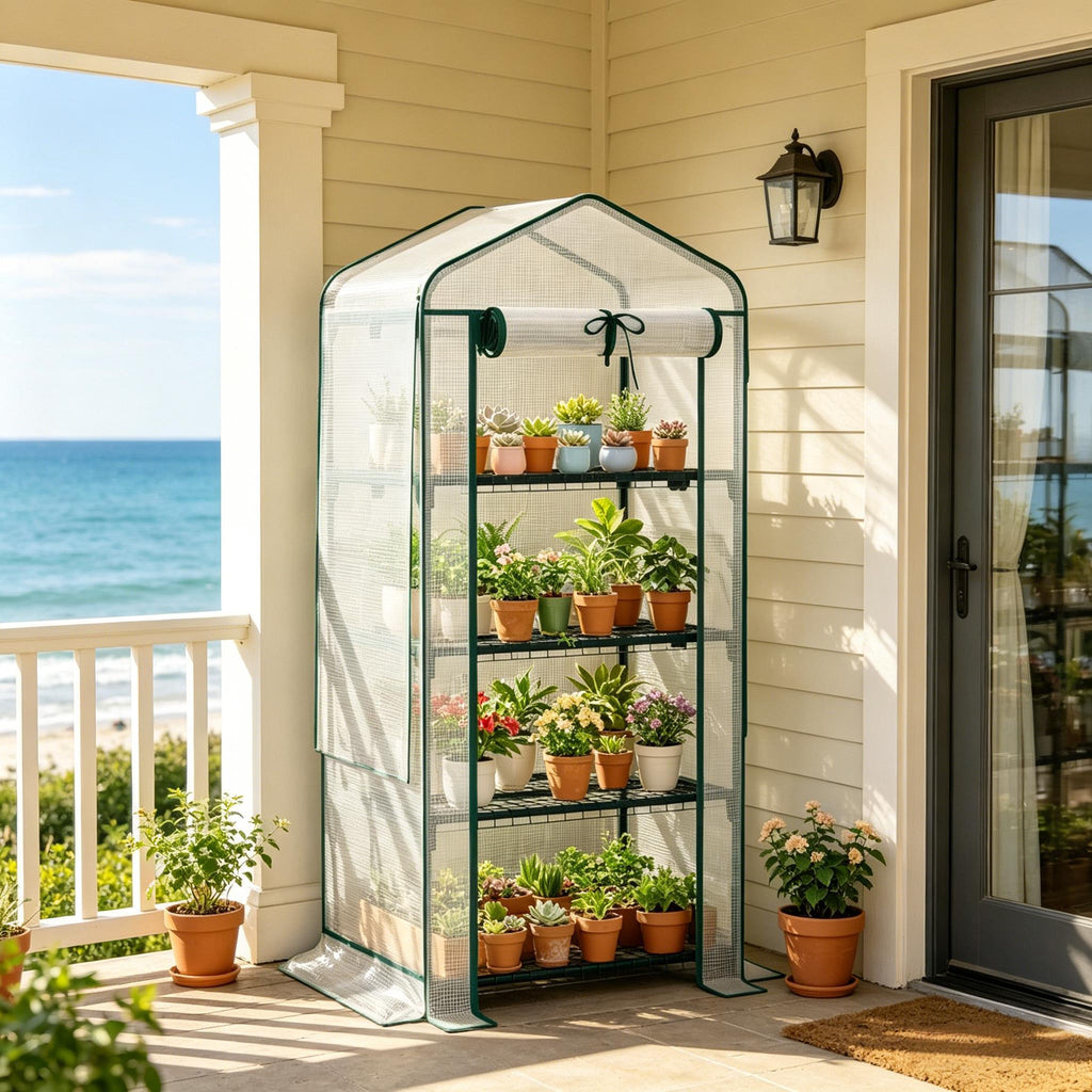 Patio Small Greenhouse,Outdoor Small Greenhouse,Portable Small Greenhouse,Garden Mini Greenhouse