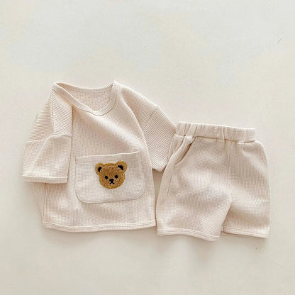 Bear Waffle Toddler Set - Eloy Royal