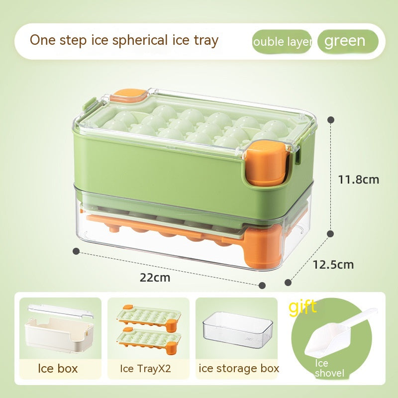 Ice Cube Mold Household Ice Hockey Storage Box - Eloy Royal